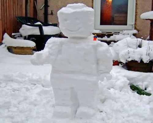 Lego снеговик