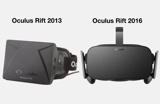 виды шлемов виртуальной реальности Oculus
