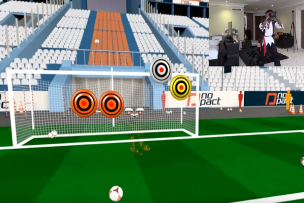 игра Fifa в очках виртуальной реальности