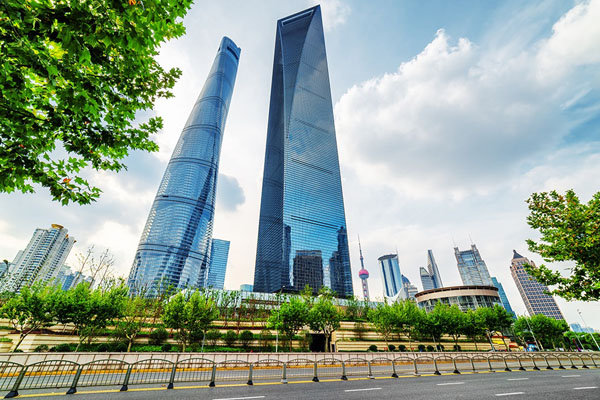 строительство Шанхайского всемирного центра