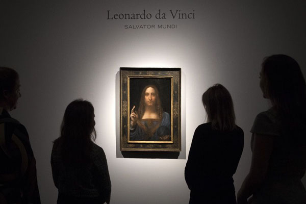 картина Спаситель Мира - Леонардо да Винчи