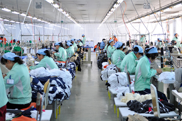 производство одежды в Китае