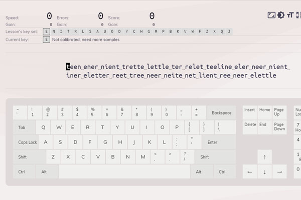 Keybr обучение печатать на клавиатуре онлайн