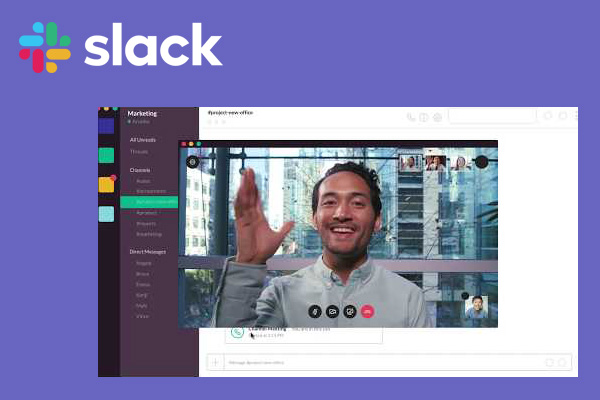 групповую звонки в Slack