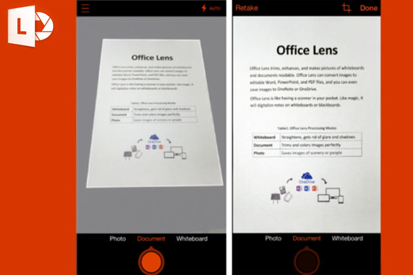 приложение для распознавания текста Microsoft Office Lens